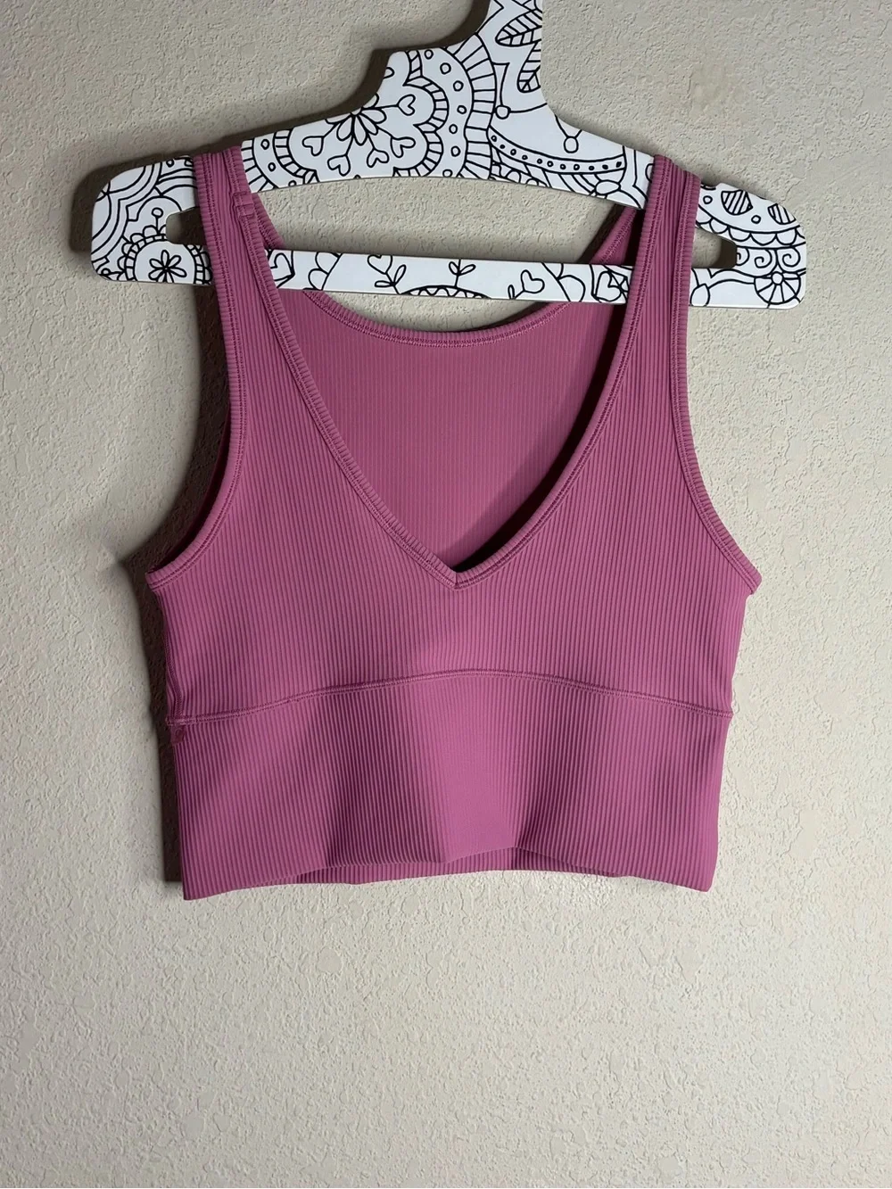 Lululemon power pivot ribbed tank size 4